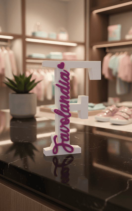 Lettera "F" con nome